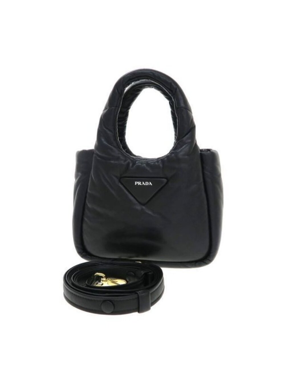 Prada Soft Padded Nappa 2-Way Messenger - Picture 1 of 9